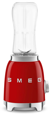 SMEG Smoothie Blender – kompakt – Rot – 600 ml – PBF01RDEU