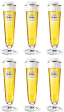 Warsteiner Biergläser mit Fuß 200 ml - 6 Stück