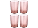 Bitz Wasserglas Kusintha Rosa 280 ml - 4 Stücke