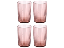 Bitz Wasserglas Kusintha Rosa 280 ml - 4 Stücke