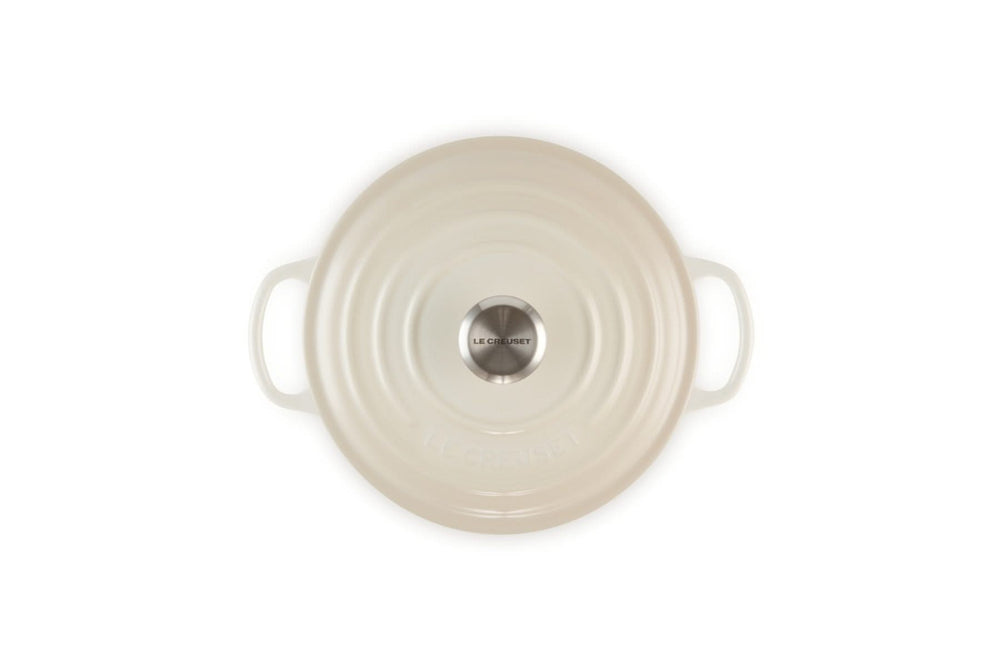 Le Creuset Bräter Signature Meringue - ø 20 cm / 2.4 liter