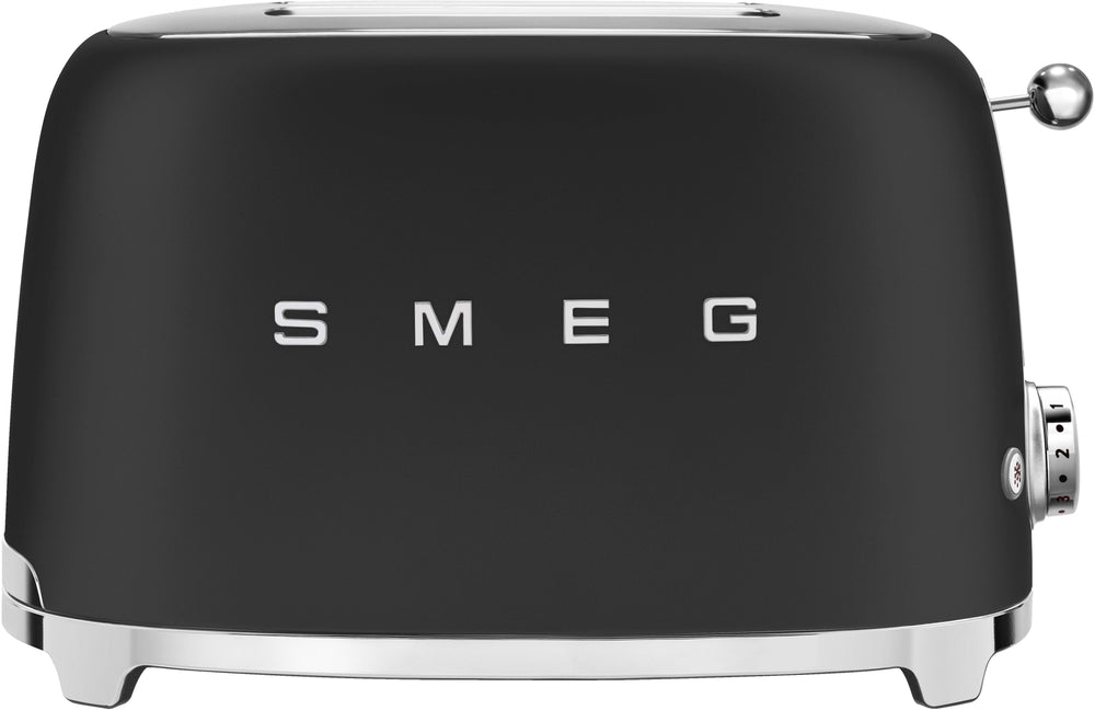 SMEG Toaster – 2 Schlitze – Mattschwarz – TSF01BLMEU