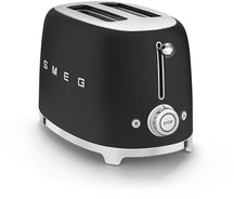 SMEG Toaster – 2 Schlitze – Mattschwarz – TSF01BLMEU