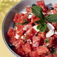 Wassermelonen-Feta-Salat