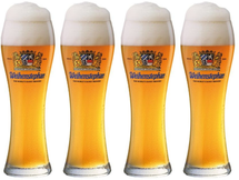 Weihenstephaner Bierglas Weizen - 500 ml - 4 Stück