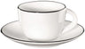 ASA Tasse und Untertasse A Table Ligne Noire 70 ml