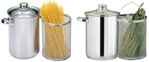 Cooking Pastapfanne / Spargelpfanne - Edelstahl - ø 16 cm / 4,0 Liter