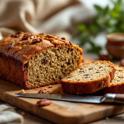 Bananenbrot mit Pekannüssen