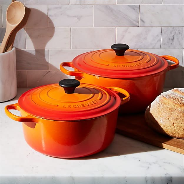 Le Creuset Bräter Signature Ofenrot - ø 24 cm / 4.2 liter