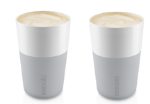 Eva Solo Latte Macchiato Becher Marble Grey 360 ml - 2 Stück