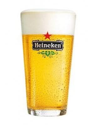 Heineken Biergläser Vase 250 ml - 6 Stück