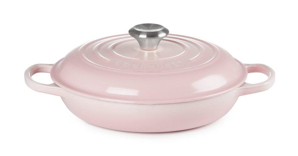 Le Creuset Bräter Campagnard Signature Shell Pink - ø 26 cm / 2.2 liter