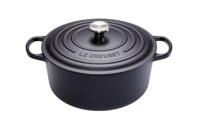 Le Creuset Bräter Signature Matt Schwarz - ø 20 cm / 2.4 liter