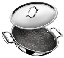 Stahl Cookware Wokpfanne Hybrid 24 cm – inklusive Deckel