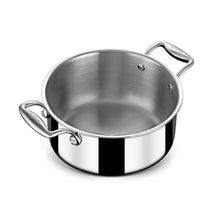 Stahl Cookware TriPly Pfannenset – 4-teilig – Kochtopf 18, 20 und 24 cm – Kochtopf 16 cm